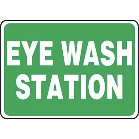 Accuform Eye Wash Station, Dura-Plastic, 14 in x 10 in, Mounting Holes FRMFSD411XT